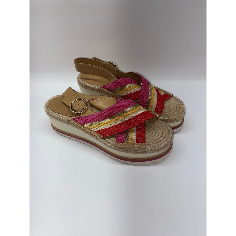 Anthropology Marc Fisher Glenna Platform Espadrille Sandal,‎ Size 9.5